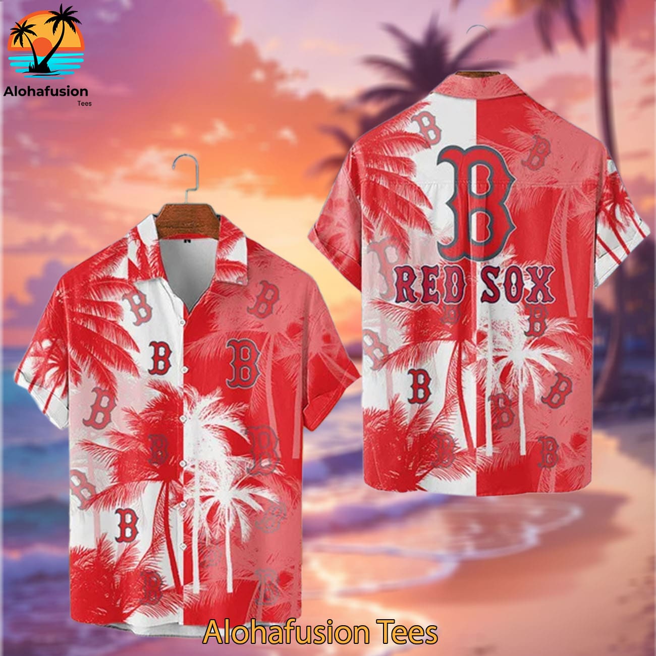 Boston Red Sox Coastal Collection Boston Red Sox Aloha Shirt 2