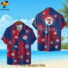 Texas Rangers Coastal Collection Texas Rangers Aloha Shirt 1