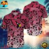 Arizona Cardinals Skull Pattern NFL Hawaiian Shirt