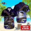 Baltimore Ravens NFL Custom Aloha Hawaiian Shirt 2 Baltimore Ravens NFL Hawaiian Shirt Custom Name