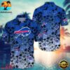 NFL Buffalo Bills Skull Pattern Aloha Hawaiian Shirt 2 Buffalo Bills Skull Pattern NFL Hawaiian Shirt