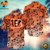 Cincinnati Bengals Skull Pattern NFL Hawaiian Shirt