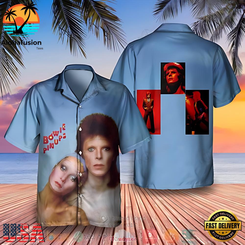 David Bowie Pin Ups Summer Aloha Hawaiian Shirt