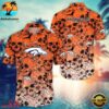 Denver Broncos Skull Pattern NFL Hawaiian Shirt