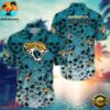 NFL Jacksonville Jaguars Skull Pattern Aloha Hawaiian Shirt 2 Jacksonville Jaguars Skull Pattern NFL Hawaiian Shirt
