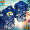 Los Angeles Rams Skull Pattern NFL Hawaiian Shirt