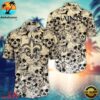 New Orleans Saints Skull Pattern NFL Hawaiian Shirt