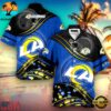NFL Custom Los Angeles Rams Hawaiian Shirt 2 Personalized Los Angeles Rams NFL Hawaiian Shirt
