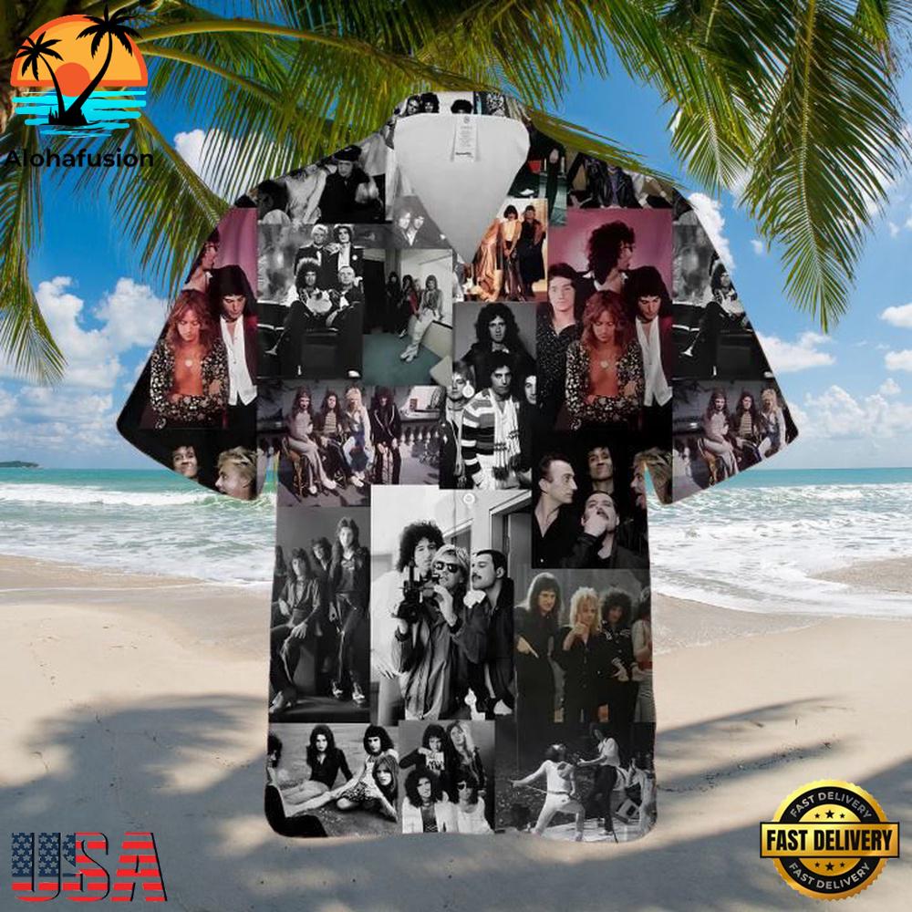 Queen Photo Collage Summer Aloha Hawaiian Shirt