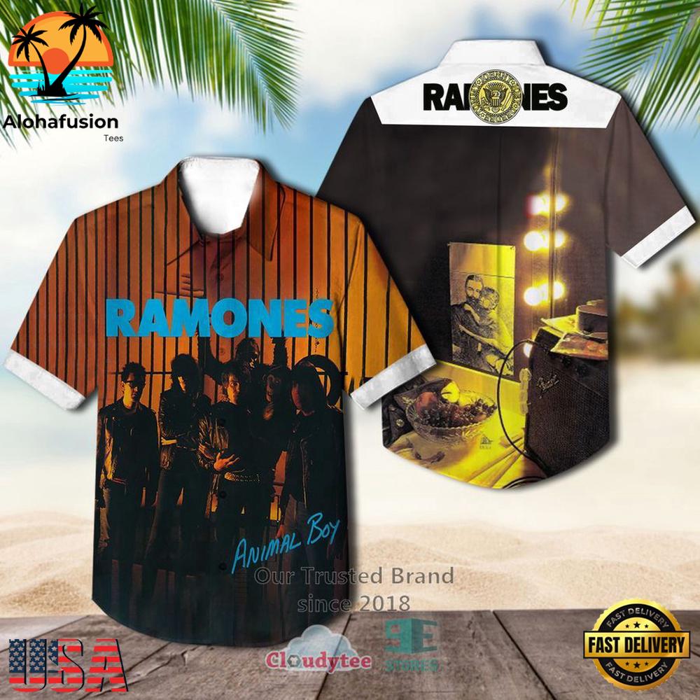 Ramones Animal Boy Summer Aloha Hawaiian Shirt