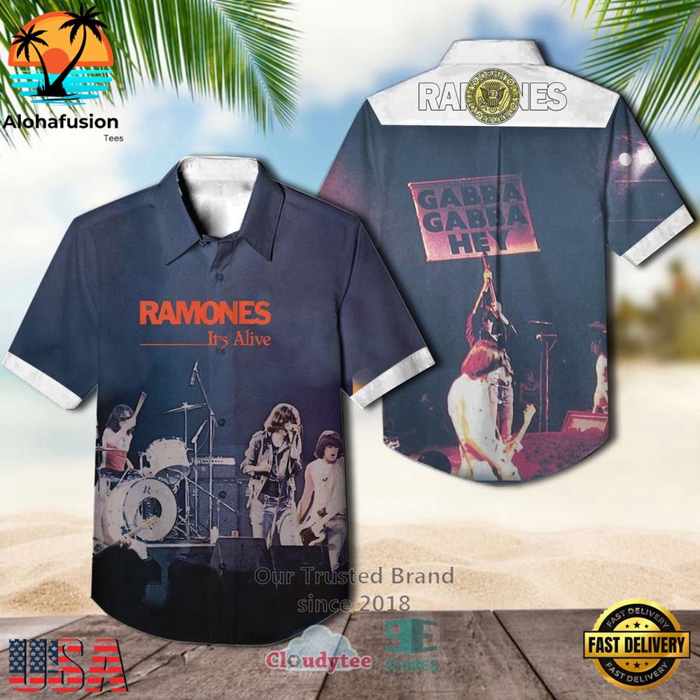 Ramones Live Vibes Summer Aloha Hawaiian Shirt