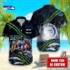 Seattle Seahawks NFL Custom Aloha Hawaiian Shirt 2 Seattle Seahawks NFL Hawaiian Shirt Custom Name
