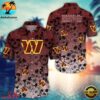 NFL Washington Commanders Skull Pattern Aloha Hawaiian Shirt 2 Washington Commanders Skull Pattern NFL Hawaiian Shirt