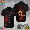 ACDC x Angus Young Short Sleeve Dress Shirt For Man And Women