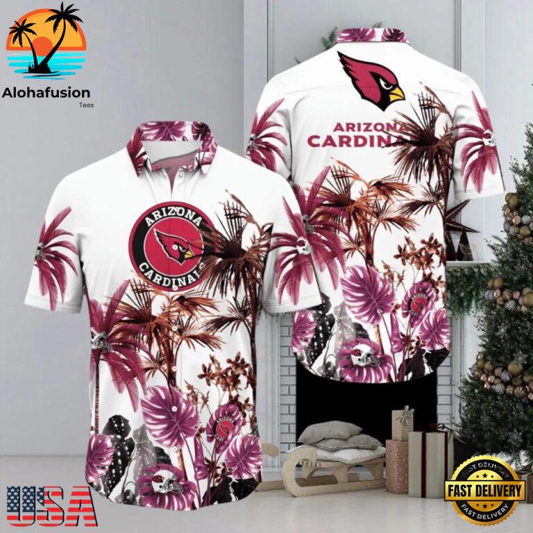 Arizona Cardinals NFL Palm Tree Hawaiian Shirt For Fans