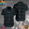 Assassin's Creed Short Sleeve Dress Shirt For Man And Women