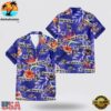 Custom Name Baltimore Ravens Logo Flowers Hawaiian Shirt