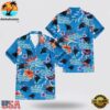 Custom Name Carolina Panthers Logo Flowers Hawaiian Shirt