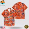 Custom Name Cincinati Bengals Logo Flowers Hawaiian Shirt
