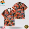 Custom Name Cleveland Browns Logo Flowers Hawaiian Shirt