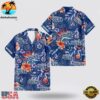 Custom Name Indianapolis Colts Logo Flowers Hawaiian Shirt