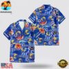 Custom Name Los Angeles Rams Logo Flowers Hawaiian Shirt