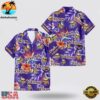 Custom Name Minnesota Vikings Logo Flowers Hawaiian Shirt