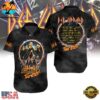 Def Leppard Short Sleeve Dress Shirt For Man And Women