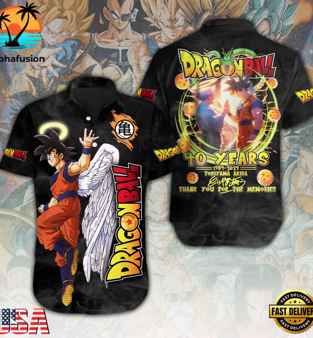 Dragon Ball Short Sleeve Dress Shirt For Man And Women