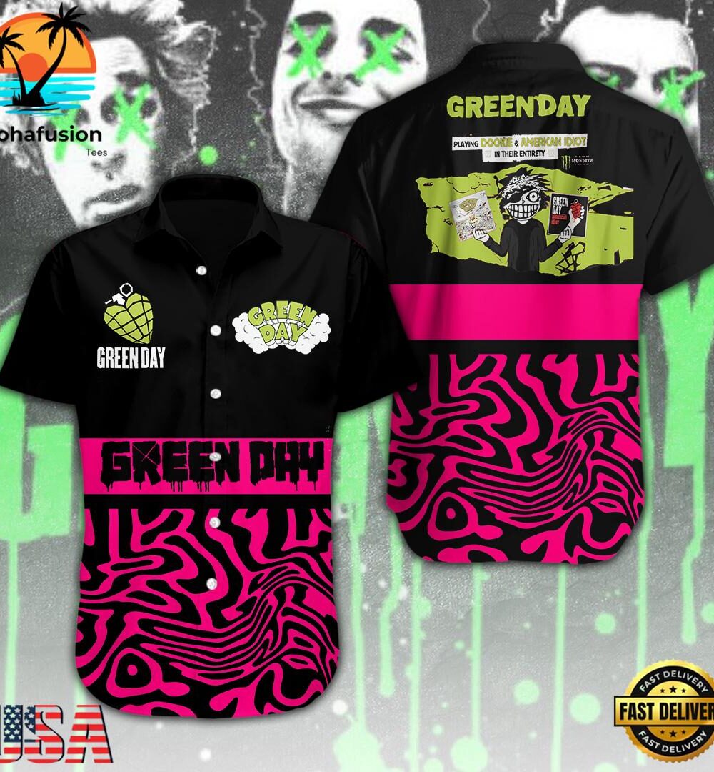 GreenDay Short Sleeve Dress Shirt For Man And Women