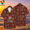 MLB Earthy Texas Rangers Tiki Pattern Aloha Hawaiian Shirt