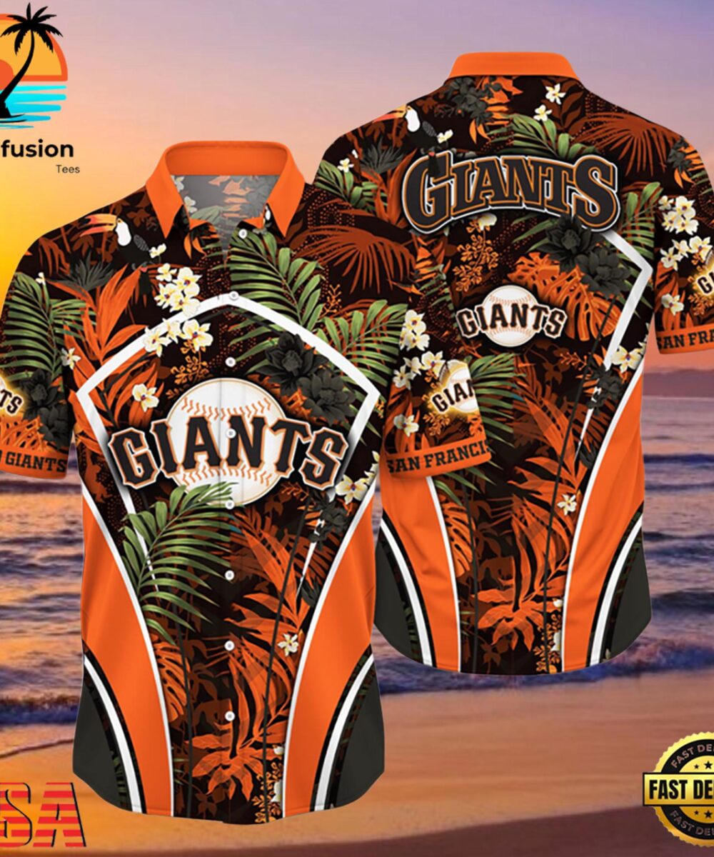 MLB San Francisco Giants Flower Tropical Style Hot Trending Aloha Shirt