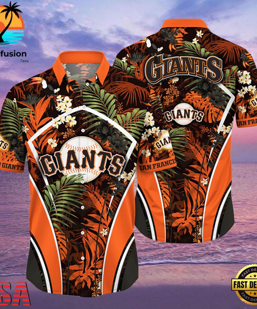 MLB San Francisco Giants Flower Tropical Style Hot Trending Aloha Shirt