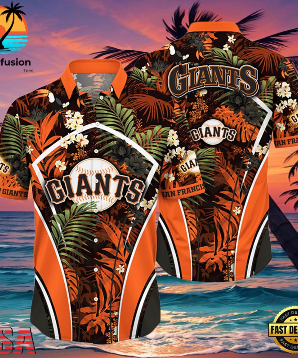 MLB San Francisco Giants Flower Tropical Style Hot Trending Aloha Shirt