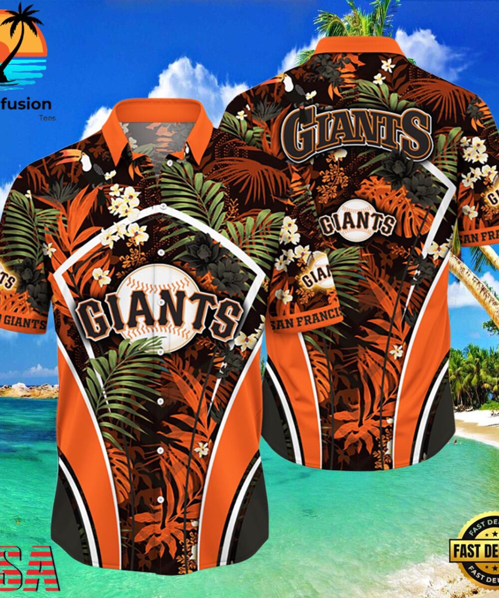MLB San Francisco Giants Flower Tropical Style Hot Trending Aloha Shirt