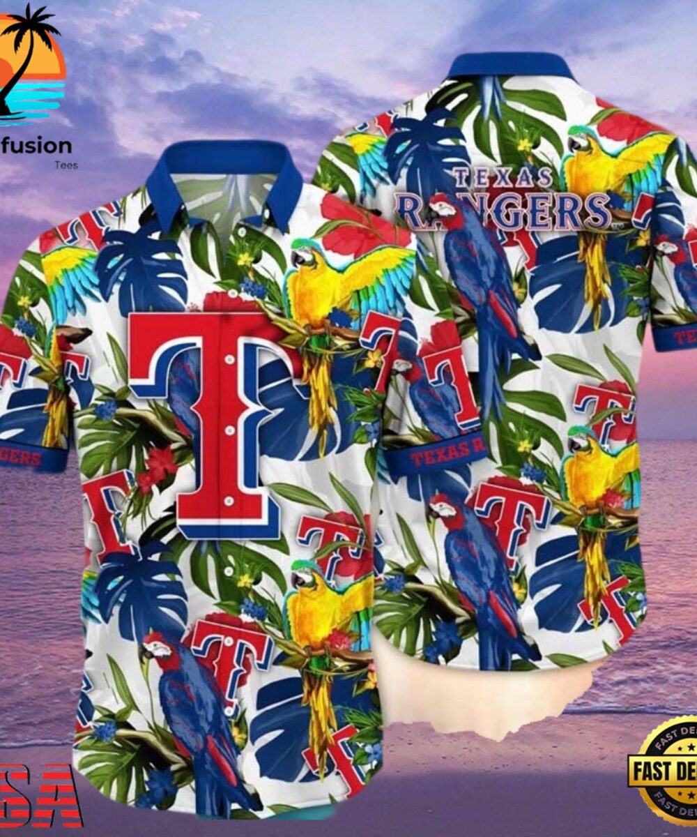 MLB Texas Rangers Aloha Hawaiian Shirt