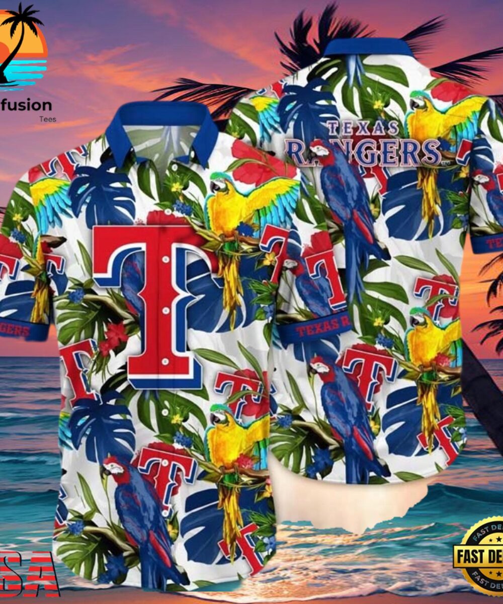 MLB Texas Rangers Aloha Hawaiian Shirt