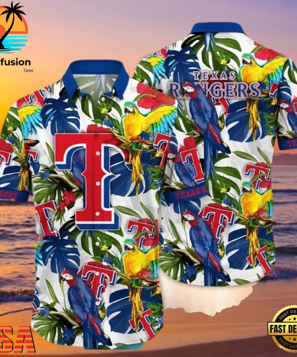 MLB Texas Rangers Aloha Hawaiian Shirt