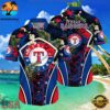 MLB Texas Rangers Flower Tropical Style Hot Trending Hawaiian Button Down Shirt , Floral Shirts 9 MLB Texas Rangers Flower Tropical Style Hot Trending Hawaiian Button Down Shirt