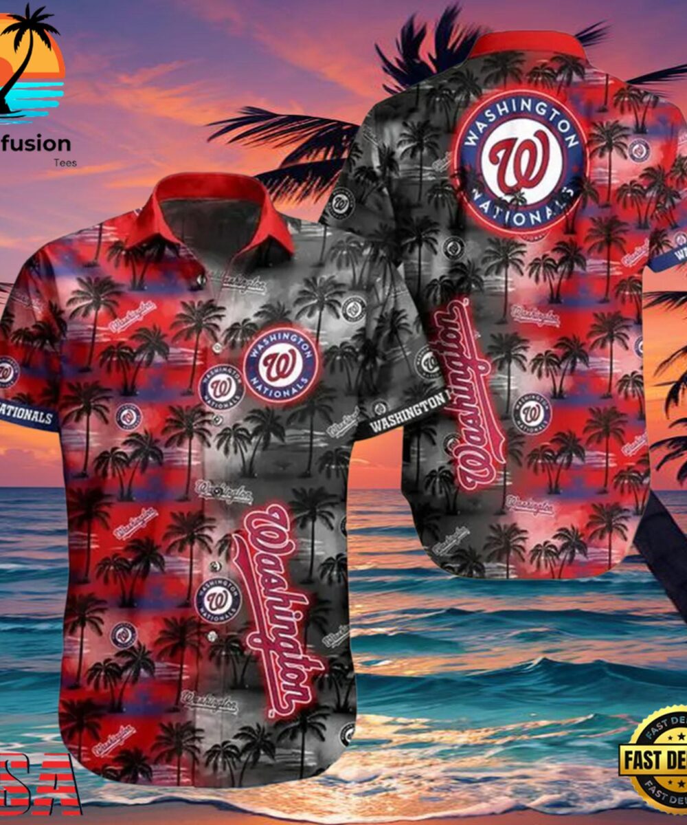 MLB Washington Nationals Aloha Hawaiian Shirt