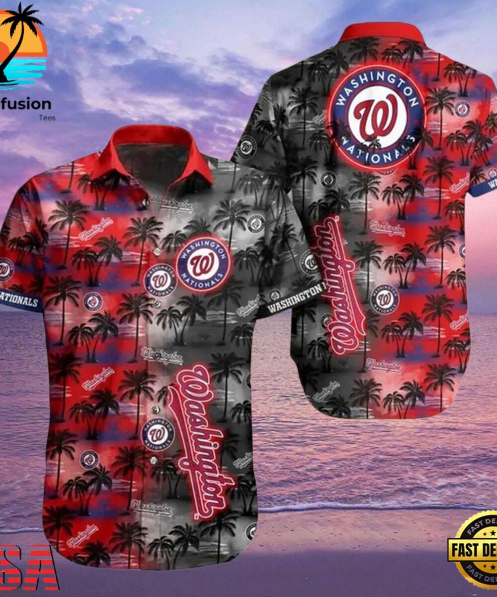 MLB Washington Nationals Aloha Hawaiian Shirt