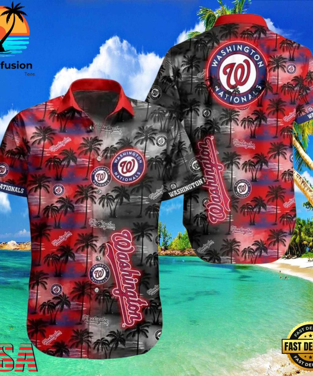 MLB Washington Nationals Aloha Hawaiian Shirt
