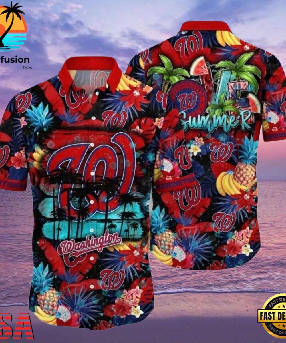 MLB Washington Nationals Love Summer Hawaiian Shirt