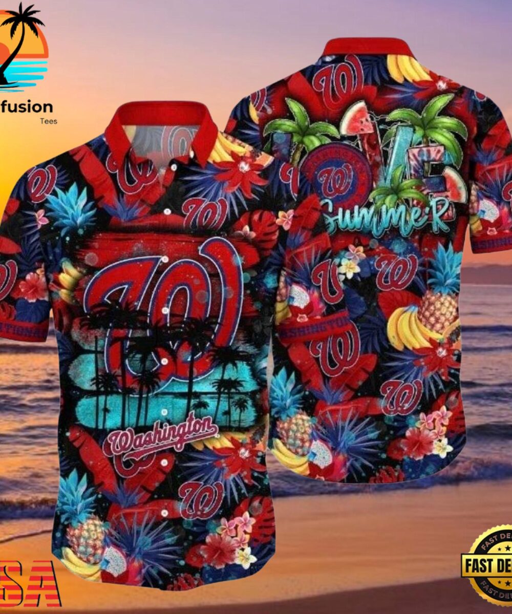 MLB Washington Nationals Love Summer Hawaiian Shirt