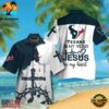 NFL Houston Texans In My Veins Jesus Im My Heart Hawaiian Shirt