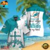 NFL Miami Dolphins In My Veins Jesus Im My Heart Hawaiian Shirt