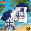NFL New York Giants In My Veins Jesus Im My Heart Hawaiian Shirt