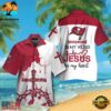 NFL Tampa Bay Buccaneers In My Veins Jesus Im My Heart Hawaiian Shirt