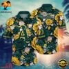 MLB Oakland Athletics Golden Garden Summer Aloha Hawaiian Shirt 8 Oakland Athletics Golden Garden Summer Hawaiian Shirt