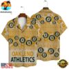 Oakland Athletics Golden Tribal Pattern Summer Hawaiian Shirt